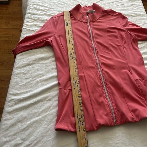Athleta Shanti Jacket Powervita Coral Petal Size Large - Picture 7 of 13